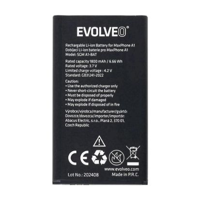 Obrázek EVOLVEO originální baterie 1800 mAh pro MaxPhone A1