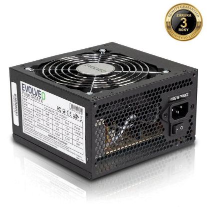 Obrázek EVOLVEO Pulse 450ATX, zdroj 450 W, ATX, tichý, bulk, záruka 3 roky, černý