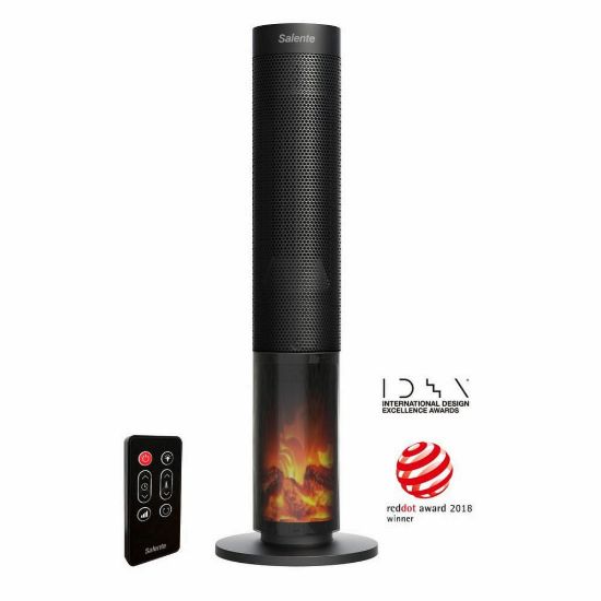 Obrázek Salente HotTower, teplovzdušný sloupový ventilátor, černý
