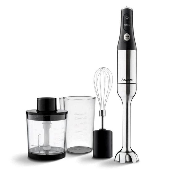 Obrázek SALENTE Mixxo multifunkční tyčový mixér 3v1, 1200 W, nerez, černá