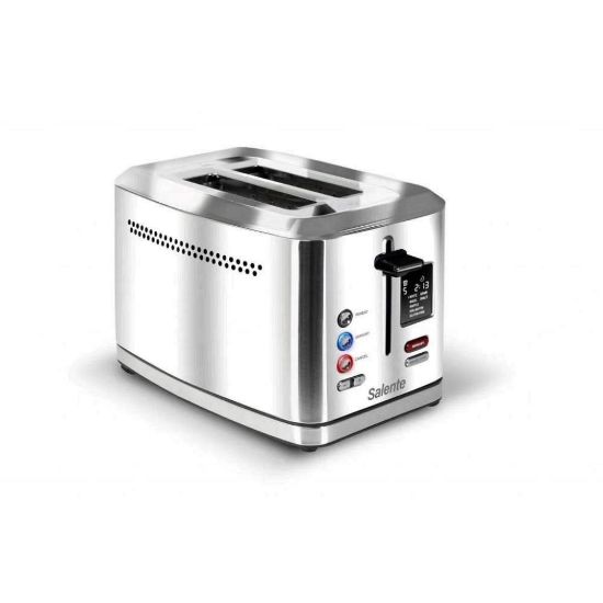 Obrázek Salente ToastMax topinkovač s digitálním displejem, nerezová