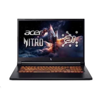 Obrázek ACER NTB Nitro V 17 AI (ANV17- 41- R53A), Ryzen 7 260, 17.3" FHD, 16 GB, 512 GB SSD, RTX 5050, W11H, Black