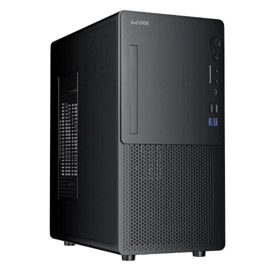 Obrázek 1stCOOL skříň STEP Premium 2 ver.2, micro tower, AU, USB 3.0, USB- C, bez zdroje, černá