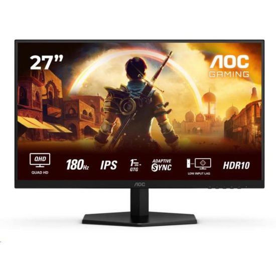 Obrázek AOC MT 27" Q27G42XE - 2560 x 1440, IPS, 180 Hz, 2xHDMI, DP, Repro