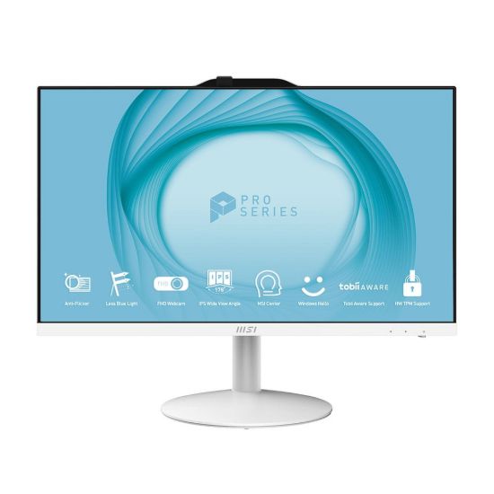 Obrázek MSI AIO PRO AP242P 14M- 1206EU, Intel Pentium G7400, 23.8 FHD, Anti- Glare, 8 GB, 128 GB SSD, N/ A, W11 Pro, White