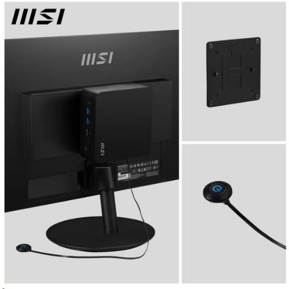 Obrázek MSI PC Cubi Z 8M- 040BEU, Ryzen 7 255, 16 GB, N/ A, N/ A, No OS, Black