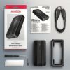 Obrázek AXAGON EEM2- 40G, USB- C 40Gbps externí box pro M.2 NVMe SSD, zesílený hliník