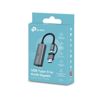 Obrázek TP- Link UE310C USB- C/ Ethernet síťový adaptér (1xUSB3.0 - > 1xGbE)