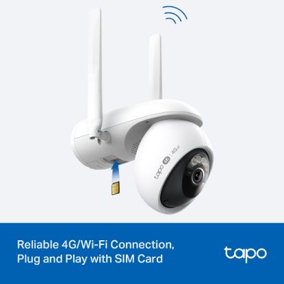 Obrázek TP- Link Tapo C665G KIT venkovní 4G LTE kamera, solární panel (8MP, 4K, 2168p, IR, 4G LTE, micro SD card, IP65)