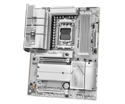 Obrázek ASRock MB Sc AM5 X870E Challenger WiFi WHITE, AMD X870E, 4xDDR5, 1xHDMI, 2xUSB4, WiFi