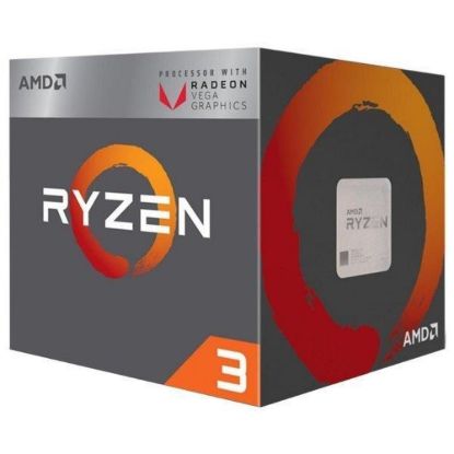 Obrázek CPU AMD RYZEN 3 4300G, 4- core, 3.8GHz, 4MB cache, 65 W, socket AM4, TRAY