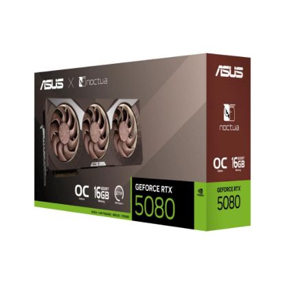 Obrázek ASUS VGA NVIDIA GeForce RTX 5080 O16G NOCTUA, RTX 5080, 16G DDR7, 3xDP, 2xHDMI