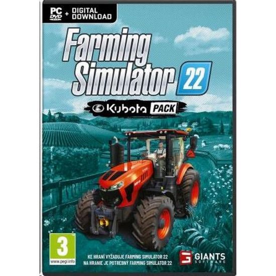 Obrázek PC hra Farming Simulator 22: Kubota Pack