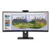 Obrázek LENOVO LCD T34 WD- 40+MC60 - 34", VA, 21: 9, 3440 x 1440, 120 Hz, 300cd/ m2, 3000: 1, 4 ms, HDMI, DP, USB Hub, USB…