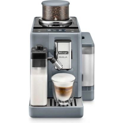 Obrázek DeLonghi Rivelia EXAM440.55.G, automatický kávovar šedý, LatteCrema, Bean Switch, Bean Adapt, 16 nápojů