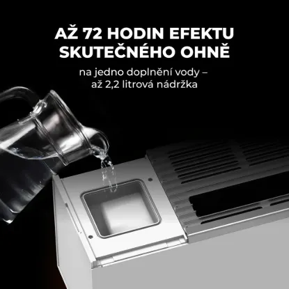 Obrázek AENO FH1S Chytré Topení,konvekce + efekt plamene, 2000W, Bílá