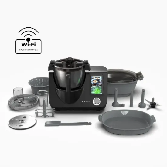 Obrázek AENO Varný robot CR1S, 1000W ohřev + 600W motor, 20 funkcí, vaření 37-120°C,5kg váha, 3,5L nerez mísa