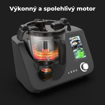 Obrázek AENO Varný robot CR1S, 1000W ohřev + 600W motor, 20 funkcí, vaření 37-120°C,5kg váha, 3,5L nerez mísa