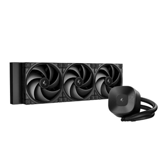 Obrázek DEEPCOOL Vodní chladič LE360 V2 ZERO DARK, 3 x 120mm, ARGB, AM5, LGA1851, černá