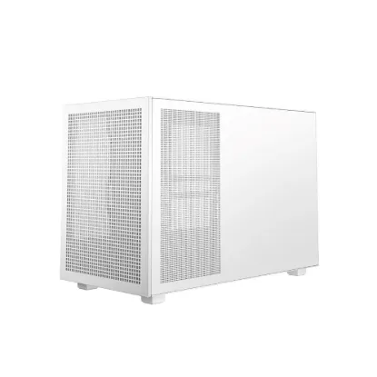 Obrázek DEEPCOOL Case CH260 WOOD WH, mATX, Průhledná bočnice, bílo- dřevěná
