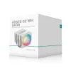 Obrázek DEEPCOOL CPU Chladič AG620 G2 WH ARGB, 2 x 120mm, ARGB, LGA1851, AM5, bílá