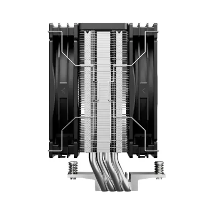 Obrázek DEEPCOOL CPU Chladič AG400 G2 PLUS, 2 x 120mm, LGA1851, AM5, černá