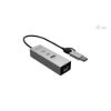 Obrázek i- tec USB- C/ USB- A Metal HUB 3 (2x USB- C, 1x USB- A) Port + 2.5GLAN