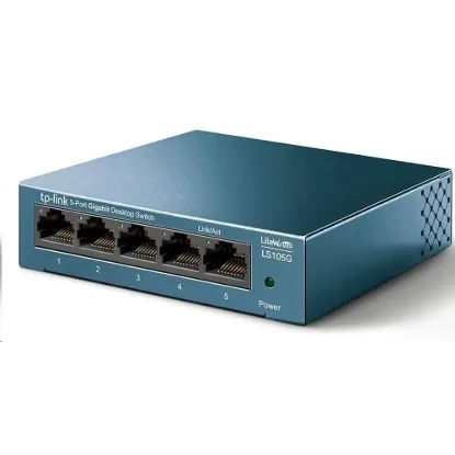 Obrázek TP- Link LiteWave switch LS105G v4.0 (P/ N: 1730502293) (5xGbE, fanless)