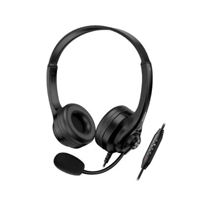 Obrázek GENIUS headset HS- 235U/ USB- C/ USB/ Copilot/ délka kabelu 2, 4 m
