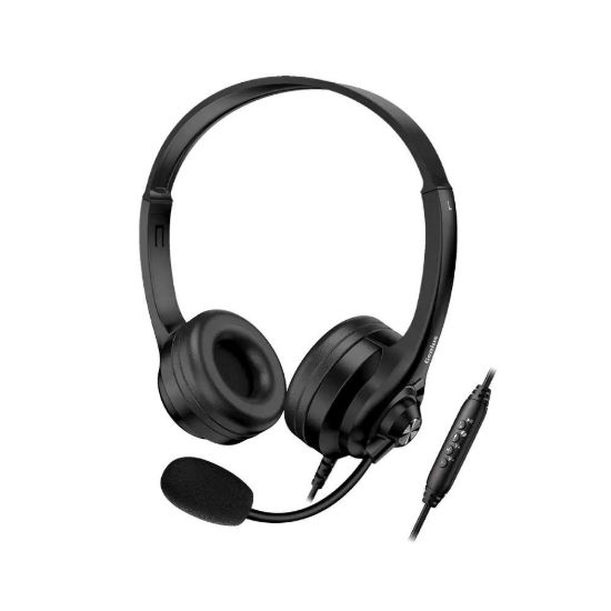 Obrázek GENIUS headset HS- 235U/ USB- C/ USB/ Copilot/ délka kabelu 2, 4 m