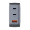 Obrázek VERBATIM Mini GaN Nabíječka s displejem 100 W, 2xUSB- C, 1xUSB- A, šedá