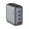 Obrázek VERBATIM Mini GaN Nabíječka s displejem 140 W, 3xUSB- C, 1xUSB- A, šedá