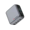 Obrázek VERBATIM Mini GaN Nabíječka s displejem 140 W, 3xUSB- C, 1xUSB- A, šedá