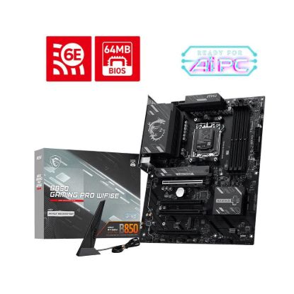 Obrázek MSI MB Sc AM5 B850 GAMING PRO WIFI6E, AMD B850, 4xDDR5, WiFi, 1xHDMI, 1xDP