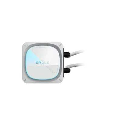 Obrázek GIGABYTE Vodní chladič EAGLE ICE 360, 3 x 120mm, ARGB, LGA1851, AM5, bílá
