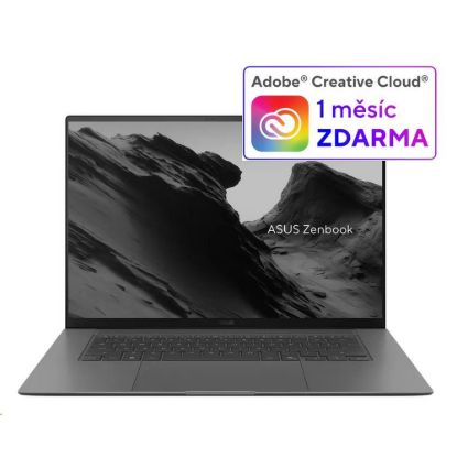 Obrázek ASUS NTB Zenbook S 16 OLED (UM5606GA- OLED592XZ), AI 9 465, 16" 3K, 32 GB, 512 GB SSD, Radeon, W11 Pro, Antrim Gray