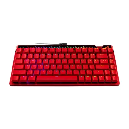 Obrázek ASUS klávesnice ROG Falchion ACE 75 HE Lava Red, Mechanická, USB- C, US, červená