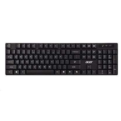 Obrázek ACER Wireless klávesnice 2, 4GHz RF, AKR110, dosah až 10 m, membránové klávesy, životnost až 5 mil. úhozů, voděodolná
