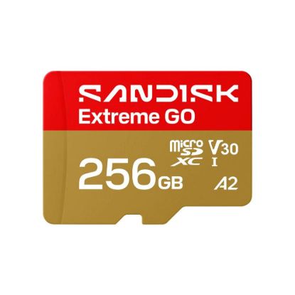 Obrázek SanDisk micro SDXC karta 256 GB Extreme GO (240 MB/ s , UHS- I U3 V30)