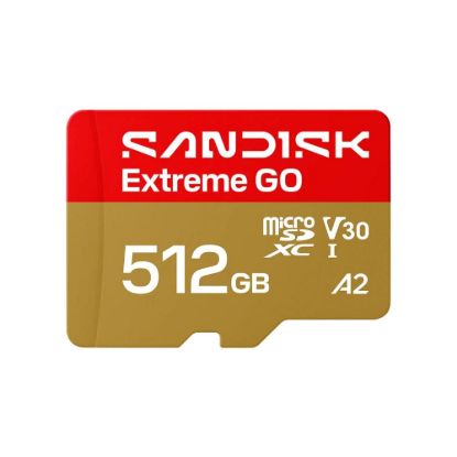 Obrázek SanDisk micro SDXC karta 512 GB Extreme GO (240 MB/ s , UHS- I U3 V30)