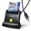 Obrázek AXAGON CRE- SM4NC, USB- C čtečka kontaktních karet Smart Card (eObčanka), stojánková, kabel 1.2 m