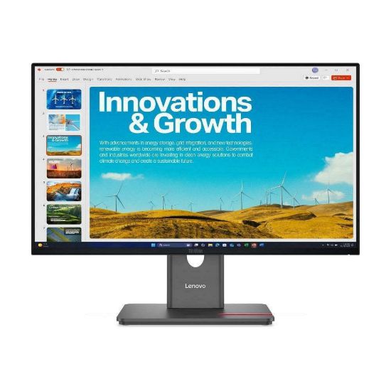 Obrázek LENOVO LCD P24QD- 40 - 23.8", IPS, 16: 9, 2560 x 1440, 120 Hz, 300cd/ m2, 1500: 1, 4 ms(GtG), DP, HDMI, DP out, DC, USB…