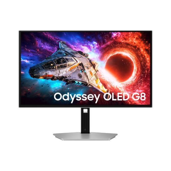 Obrázek SAMSUNG MT OLED Gaming Monitor 27" Odyssey G8 (G80SH) - 3840 x 2160, 240 Hz, 0, 03 ms, Pivot