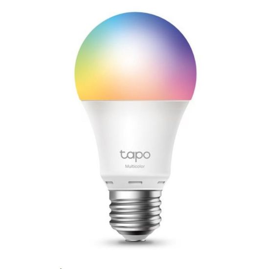 Obrázek TP- Link Tapo L530E chytrá WiFi stmívatelná LED žárovka (barevná, 2500K- 6500K, 806lm, 2, 4GHz, E27)
