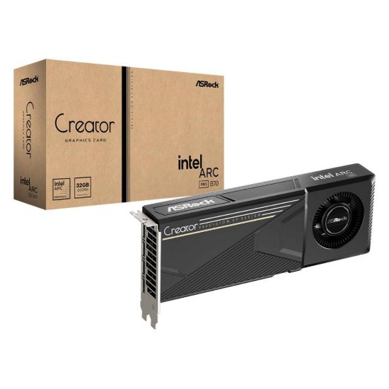 Obrázek ASRock VGA Intel Arc Pro B70 Creator 32 GB, Pro B70, 32 GB GDDR6, 4xDP