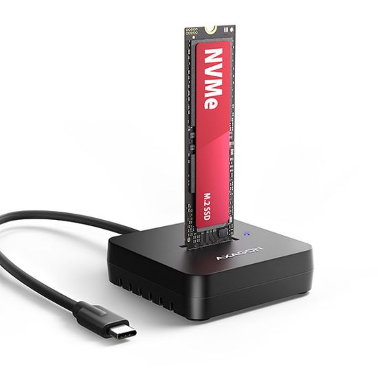 Obrázek AXAGON ADSA- M2C11L, USB- C 10Gbps dokovacia stanica pro 1× M.2 NVMe SSD