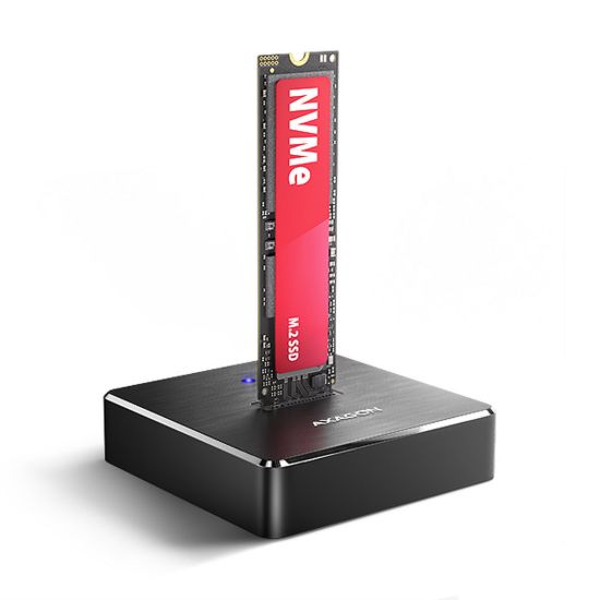 Obrázek AXAGON ADSA- M2C11, USB- C 10Gbps dokovací stanice pro 1× M.2 NVMe/ SATA SSD
