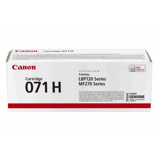 Obrázek Canon TONER CRG 071H BK černý pro MF275dw, MF272dw, LBP122dw (2 500 str.)
