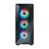 Obrázek Cooler Master case CMP 520, ATX, Průhledná bočnice, 3x 120mm ARGB Fan, Černá