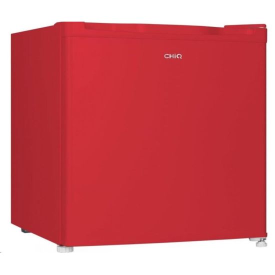 Obrázek CHiQ CSD46D4RE minibar, 46 litrů, 2 přihrádky, 0 °C až +10 °C, 39 dB, červený